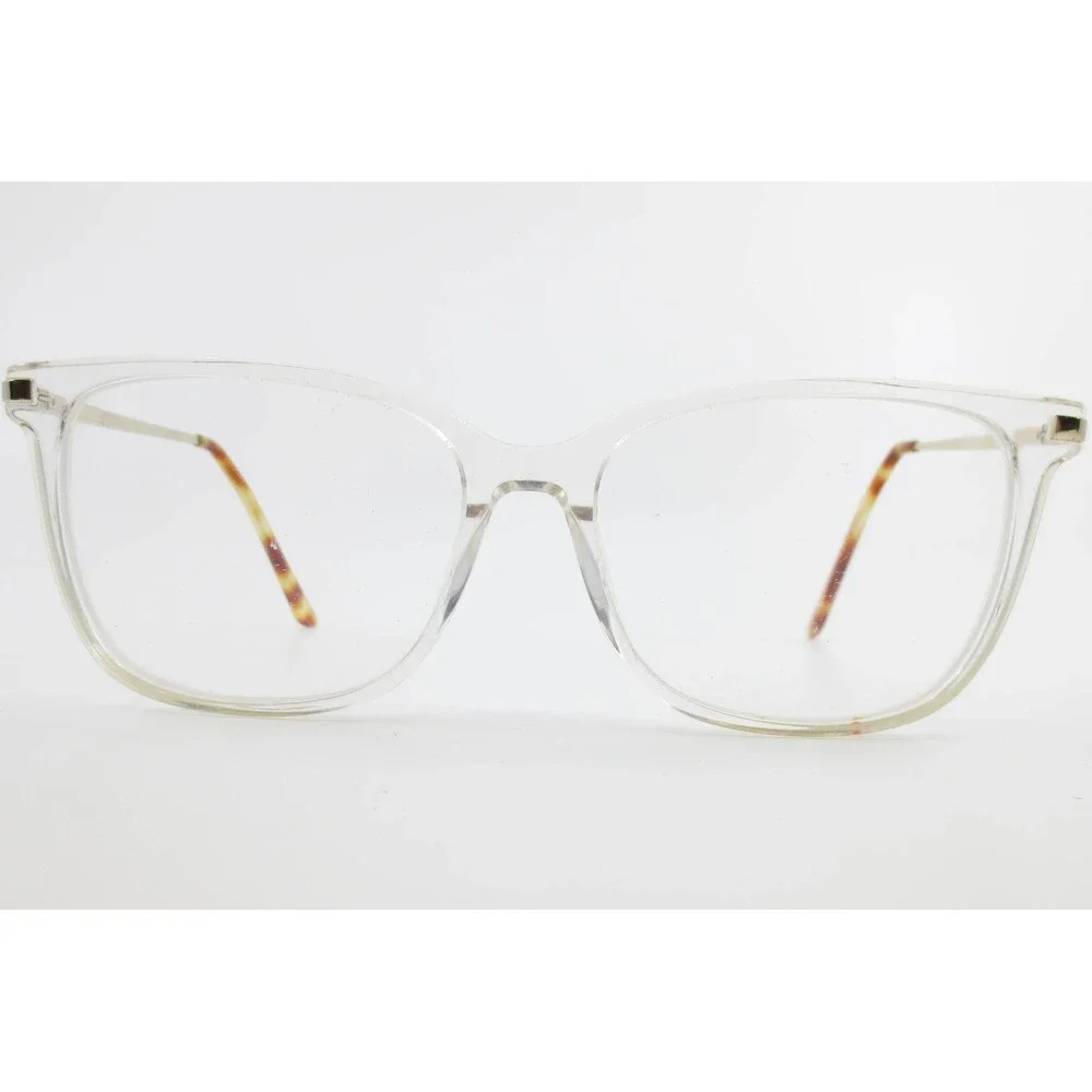 Warby Parker 20227 Crystal Clear Gold Cat Eye Eyeglasses Frames 55-16-145
